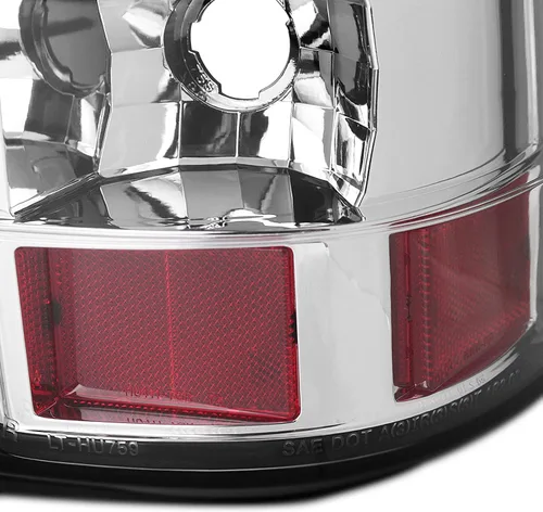Vista 8 de SPEC-D TUNING Carcasa cromada de lente transparente LED para luces traseras Compatible con Chevy Silverado 1500/1500HD/2500/2500HD/3500 1999-2002