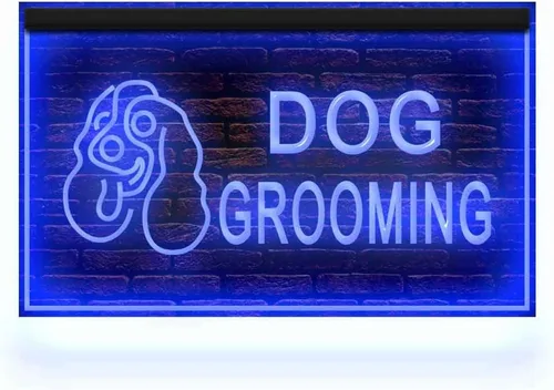 Vista 9 de 210008 Señal de neón con luz LED para peluquería, peluquería, peluquería, salón de belleza, 12 x 8 pulgadas, 16 colores por control remoto