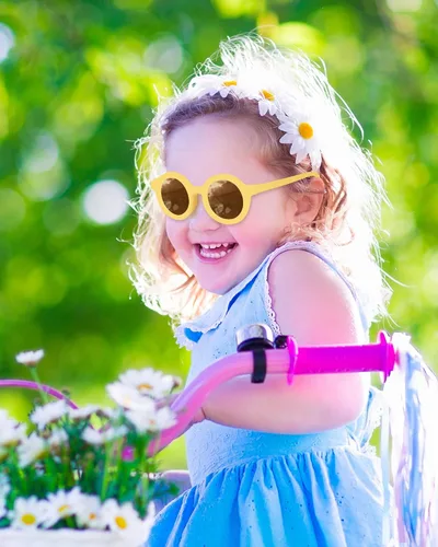 Vista 5 de Flutesan 24 pares de lentes de sol redondos para niños, lindos lentes de sol circulares retro para niños y niñas, niños pequeños al aire libre UV