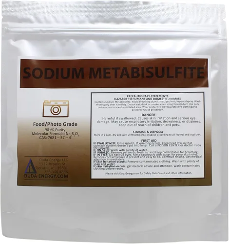 Vista 4 de Metabisulfito de sodio de grado alimentario, 98.6% de pureza. , 1