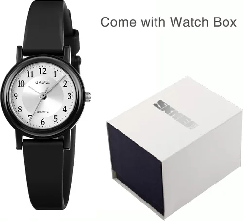 Vista 7 de TOOCAT Reloj de pulsera para mujer, reloj de cuarzo simple de moda, impermeable, mini relojes analógicos ultrafinos para niñas y estudiantes