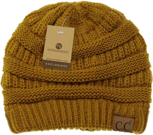 Vista 641 de C.C Trendy Warm Chunky Soft Stretch Cable Knit Beanie