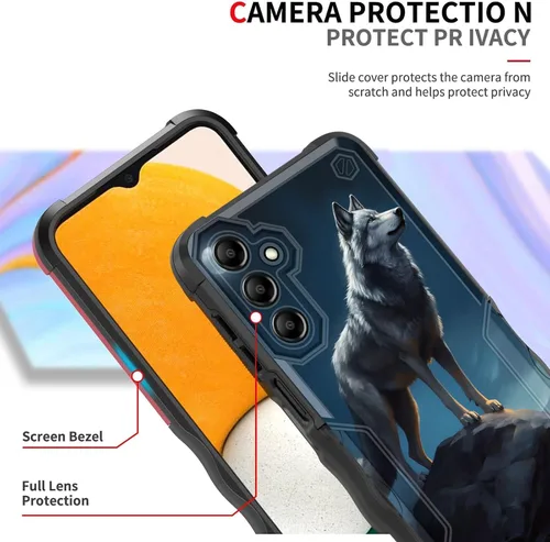 Vista 964 de Funda para Galaxy A14 5G, [Doble Capa][Protección contra Caídas de Grado Militar de 10 Pies] [Antideslizante] Funda Resistente a Prueba de Golpes
