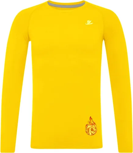 Vista 17 de DEVOROPA Youth Boys Compression Thermal Shirt Long Sleeve Kids Fleece Baselayer Soccer Baseball Undershirt Slim/Regular/Husky Cuello redondo-negro