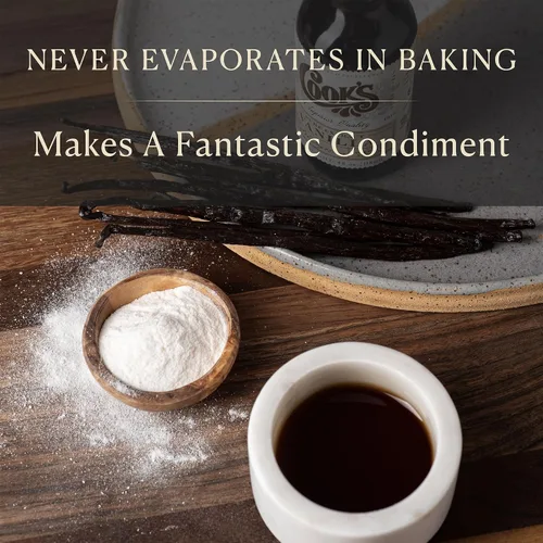 Vista 3 de COOK'S, polvo de vainilla pura, vainilla premium gourmet del mundo Primera alternativa real al extracto líquido Sin evaporación Sin OMG