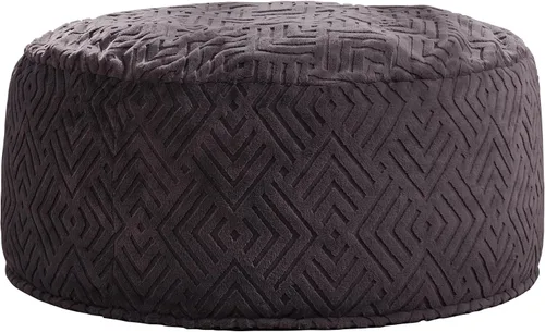 Vista 8 de Hobestluk Sillas Puf para Adultos, Silla Puf con Relleno, Sillas Puf Grandes con Funda Esponjosa en Relieve, Sillas Puf Gigantes para Adultos