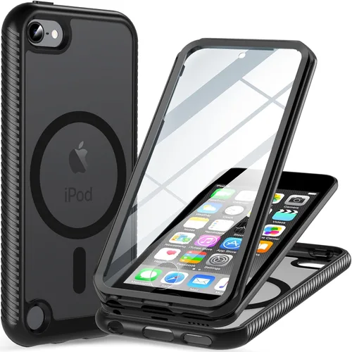 Vista 10 de Hensinple para iPod Touch de 7ª/6ª/5ª Generación, Funda para iPod Touch, Funda de silicona a prueba de golpes