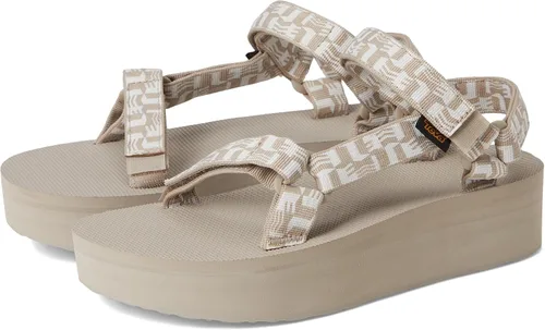 Vista 33 de Sandalia Teva de plataforma universal para mujer Balance Oliva Quemada