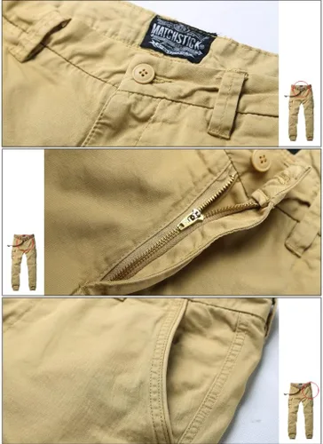 Vista 5 de Match Pantalones de sarga para hombre.