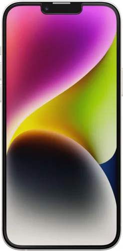 Vista 3 de OtterBox ALPHA GLASS Series - Protector de pantalla antimicrobiano para iPhone 14 Plus, respuesta táctil impecable, resistente a las huellas