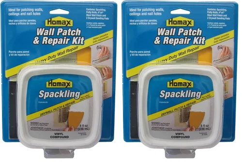 Vista 10 de Homax 41072055048 Parche de pared de acero galvanizado, 4 x 4 pulgadas, parche resistente