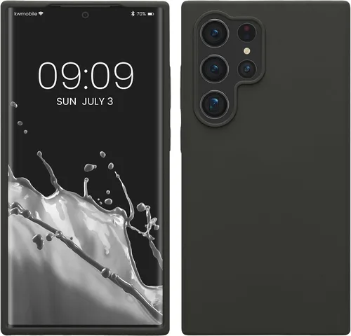 Vista 288 de kwmobile Funda compatible con Samsung Galaxy S9 - Funda de silicona TPU con acabado suave - Blue Reef