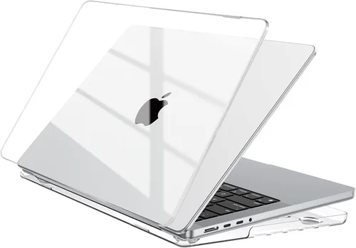 Vista 13 de EooCoo Funda compatible con MacBook Pro de 13 pulgadas, versión 2022-2016, chip M2 M1, carcasa dura transparente, fácil de instalar, funda