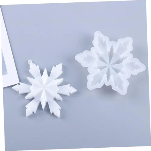 Vista 6 de Encantos de joyería de silicona de copo de nieve cómodos y fáciles de limpiar