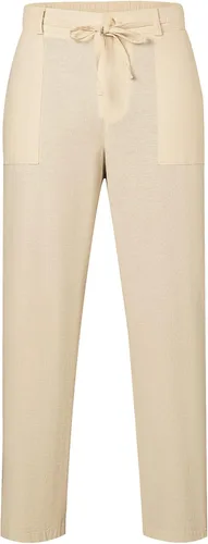 Vista 8 de JMIERR Pantalones casuales de lino para hombre, ajuste holgado, piernas rectas, cintura elástica, pantalones de verano, playa, yoga