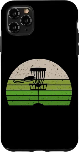 Vista 11 de Funda deportiva para iPhone 15 con disco vintage para golf, discgolf, Frolf, disco volador