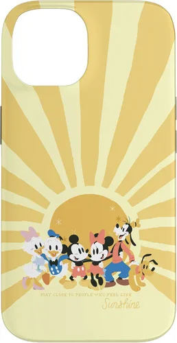 Vista 4 de iPhone 16 Disney Mickey y sus amigos Personas que se sienten como Sunshine Case