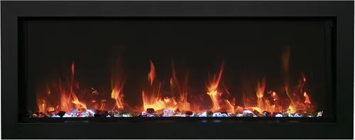 Vista 4 de Amantii BI-30 Extraslim Chimenea eléctrica interior o exterior