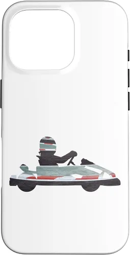 Vista 20 de Funda para iPhone 16 Go Kart Racing Race Track