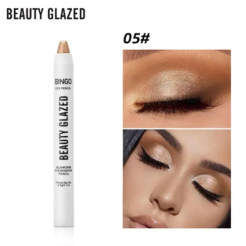 Vista 8 de Beauty Glazed Eye Penci Set - Sombra de ojos en crema mezclable para uso múltiple como delineador de ojos, iluminador