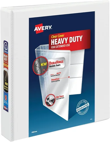 Vista 13 de Carpeta resistente Avery para trabajos, Blanco Paquete de 10