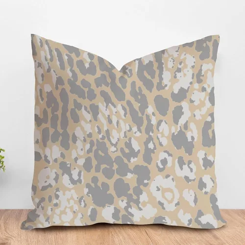 Vista 9 de ArogGeld Funda de almohada para sofá, guepardo y leopardo, estampado de leopardo, funda de cojín decorativa de granja para sala de estar