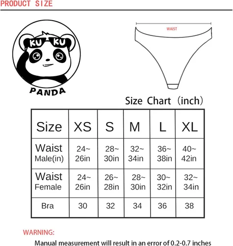 Vista 6 de KUKU PANDA Tangas de algodón para mujer, transpirables, no se ven atrevidas, tangas sexys para entrenamiento diario, paquete de 3