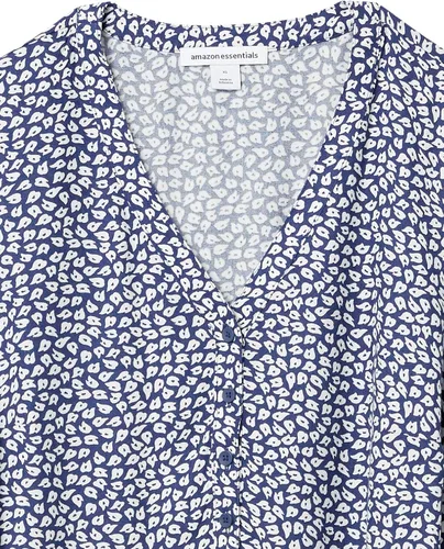 Vista 6 de AMAZON ESSENTIALS - Camisa de manga 34 con botones para mujer