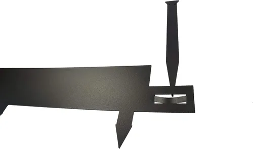 Vista 3 de Borde de metal de grado profesional que proporciona un borde limpio entre tu césped, mantillo, jardín o cama de flores, fácil de instalar, 4