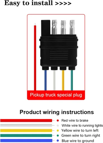 Vista 3 de TOPKU Tira de luz trasera LED para camioneta pickup, barra de luz dinámica para portón trasero del camión, tira flexible de 120 cm con luces