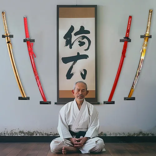 Vista 3 de Soporte vertical de pared Katana ajustable, espada samurái, colección de espadas, exhibición inclinada para cosplay Blade Tanjirou Zoro Wakizashi