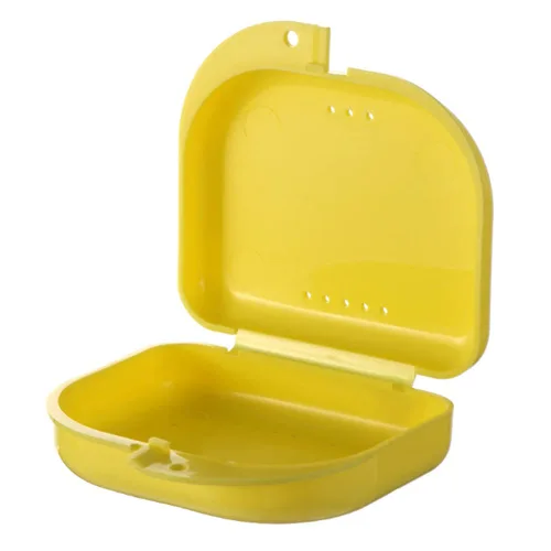 Vista 10 de AKOAK 2 fundas de almacenamiento de protección oral, funda de almacenamiento de dentaduras postizas, con orificio de ventilación, adecuada