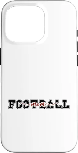 Vista 20 de Proud Football Mom Game Day Varsity Script Style Case for iPhone 17