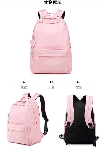 Vista 2 de GO2COSY Anime Demon Slayer Kimetsu no Yaiba Mochila Mochila Mochila Estudiante Bolsa de Escuelas Azul 7 gc010