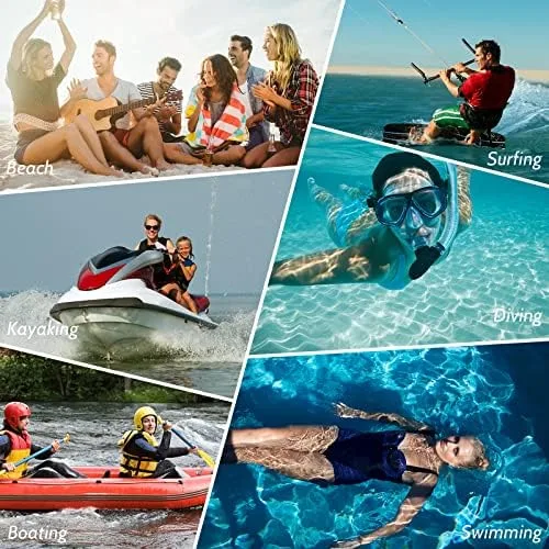 Vista 7 de Zapatos de agua para hombre zapatos de natación de secado rápido para hombres y mujeres, zapatos antideslizantes para playa, senderismo, buceo