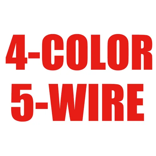 Vista 9 de 400 pies suficiente 14AWG CCA【2 cables marrones】4 cables codificados por colores de 4 vías 5 cables unidos para remolque RV cámper enganche de 4