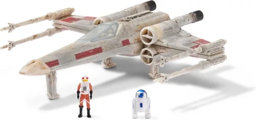 Vista 12 de Star Wars Micro Galaxy Squadron Gold Leader's Y-Wing - Vehículo de clase Starfighter de 5 pulgadas con accesorios de micro figura Jon Vander