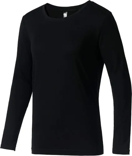 Vista 4 de Camiseta 100 lana merino para mujer capa base de manga larga resistente al olor para exteriores