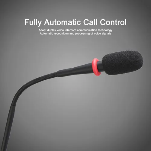 Vista 6 de Sistema de intercomunicación de altavoz de ventana, micrófono dúplex antiinterferencias de doble manera hablar a través de ventana de vidrio