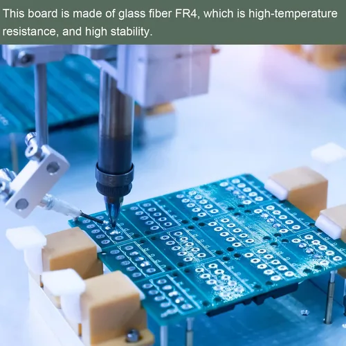 Vista 4 de YOKIVE 5 placas de circuito impresas universales de una sola cara, placa de cobre chapada en PCB FR-4, buena para proyectos electrónicos