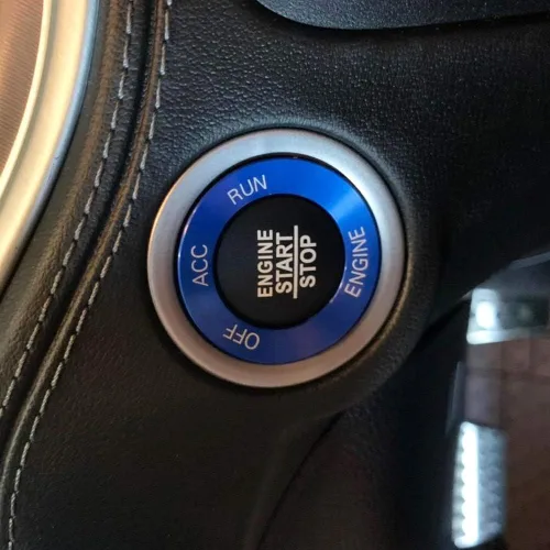 Vista 5 de para Challeger - Interruptor de señal de giro del aire acondicionado, anillo de perilla de volumen del centro automático compatible con Dodge