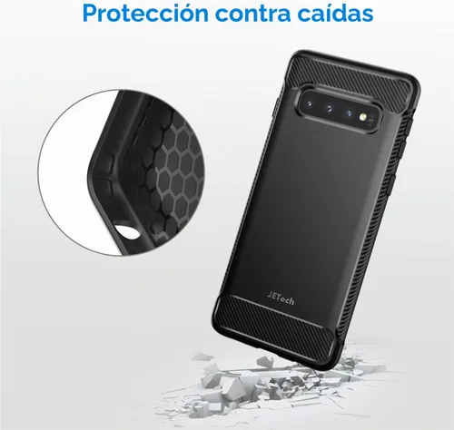 Vista 5 de JETech Funda delgada para Samsung Galaxy S10, color negro