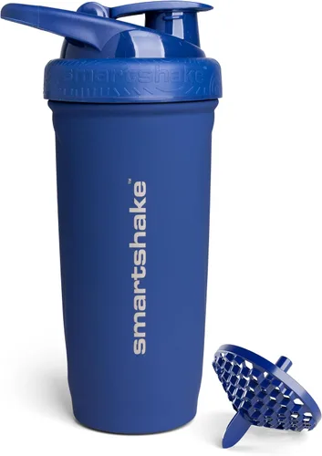 Vista 12 de Smartshake Reforce - Botella mezcladora de proteínas de acero inoxidable, sin aislamiento, unisex, para gimnasio, botellas agitadoras de metal, 30.4