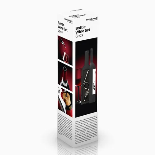 Vista 9 de Estuche de Vino Botella InnovaGoods 5 Piezas