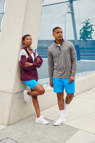 Vista 5 de Champion Pantalones cortos de calentamiento para hombre, pantalones cortos de nailon para hombre, pantalones cortos de gimnasio para hombres