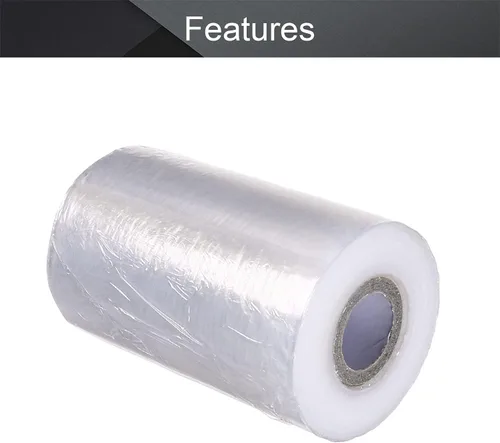 Vista 3 de Othmro Película elástica de 4.7 in x 656.2 ft, película elástica de plástico duradero, rollo de envoltura retráctil resistente para mudanzas