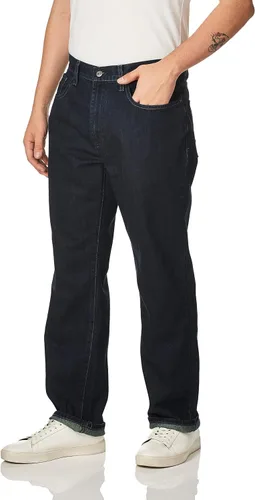 Vista 3 de Nautica Traditional Collection - Pantalón de mezclilla para hombre, ajuste relajado.