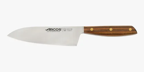 Vista 10 de Arcos Nordika Series - Juego de cuchillos profesionales de 3 piezas, cuchillas de acero inoxidable de nitrum de alta precisión, certificado FSC.