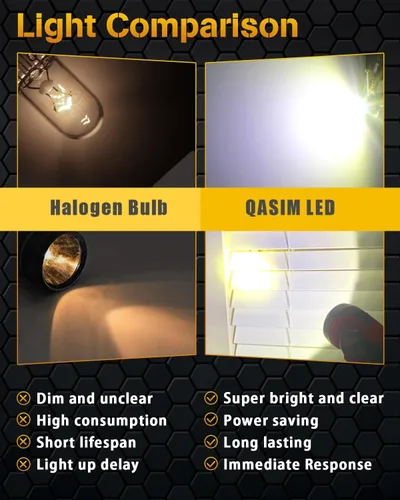 Vista 4 de Qasim Bombilla LED P13.5S de 3-12 V, blanco PR2 PR3, bombillas de repuesto para conversión de antorcha, linterna de trabajo, 3 W, 3 V, 3.8 V, 4.5 V
