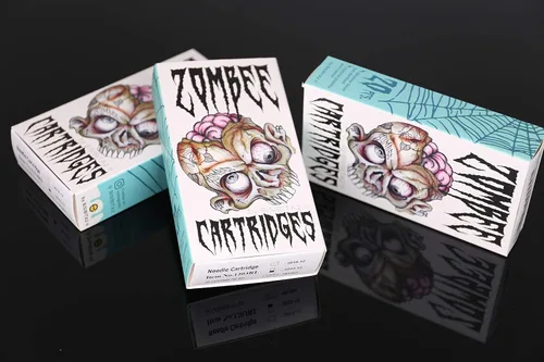 Vista 7 de ZOMBEE - Cartucho de silicona desechable para agujas de tatuaje, 20 unidades (1003RL)